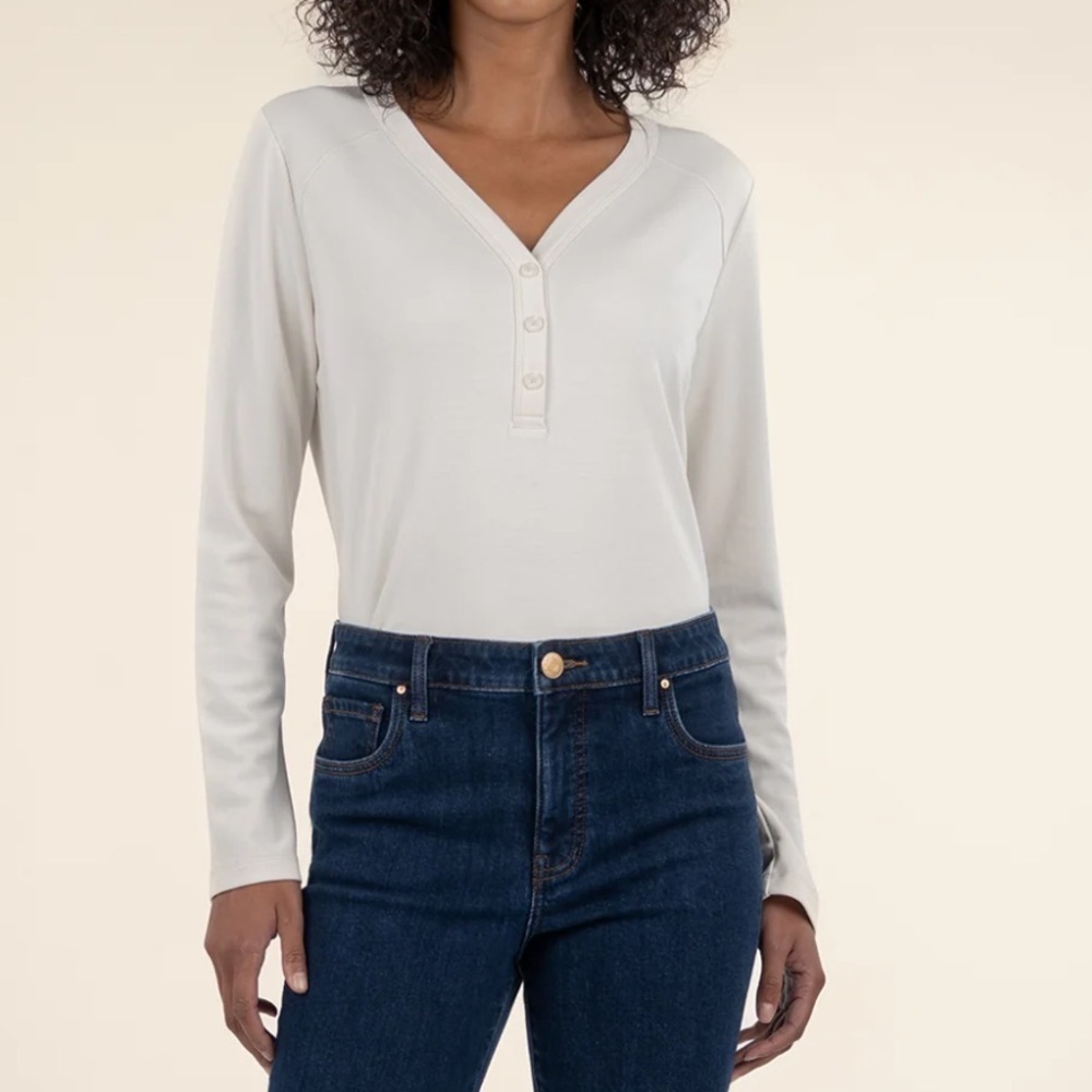 Kit from the Kloth Darla Henley top sz M - Picture 1 of 9